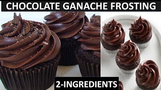 CHOCOLATE GANACHE FROSTING  CHOCOLATE FROSTING RECIPE  WHIPPED GANACHE FROSTING RECIPE [upl. by Dymoke]