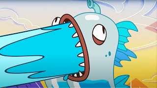 Water Monster  HYDRO and FLUID  Funny Cartoons for Children [upl. by Rai]