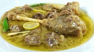 Namkeen Pyaz Gosht Recipe  White Beef  Mutton Onions Recipe  Peshawari Gosht by Cook with Farooq [upl. by Magocsi]