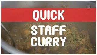 Easy Staff Curry [upl. by Kone]