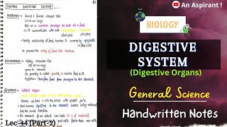 Digestive SystemDigestive Organs Unit10 Part2  Biology  General Science  Lec44 [upl. by Ainorev]