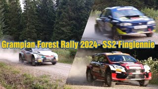 Grampian Forest Rally 2024 SS2 Finglennie [upl. by Alyss]