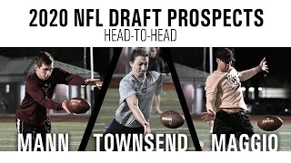 2020 NFL Draft Prospects Mann Townsend Maggio Punt HeadtoHead [upl. by Taima]