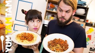 Spaghetti Bolognese  TütenChallenge  yumtamtam  UdPP [upl. by Llenel]