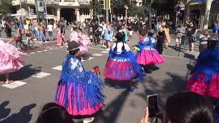 De parade tijdens de nationale feestdag in Spanje [upl. by Sicnarf]