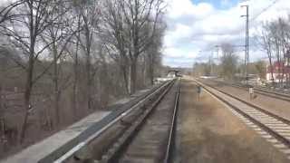 Führerstandsmitfahrt SBahn Berlin von Potsdam nach Ahrensfelde auf der S7 in 4K [upl. by Liuka]