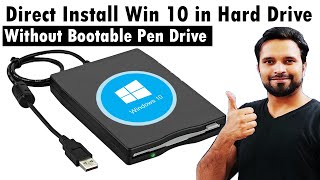 📢 Install Win 10 in Hard Drive Without Pen Drive [upl. by Iznek]