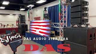 PROBANDO AUDIO DAS 218A26A EVENT ANTES DEL EVENTO [upl. by Rriocard234]