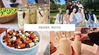 Gemüse aus unserem Garten fermentieren  selbst gemachter Kefir  Letztes Patenkinder Treff  VLOG [upl. by Karlan]