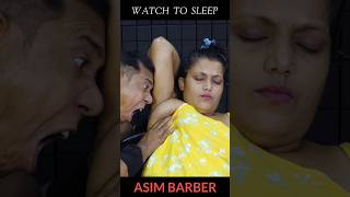 Asim Barber Neck Cracking  Heavy Oil Body Massage shorts shortvideo asimbarber massage [upl. by Orling]