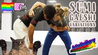 Sumi Gaeshi Variations Gi amp No Gi BJJ [upl. by Acilef]