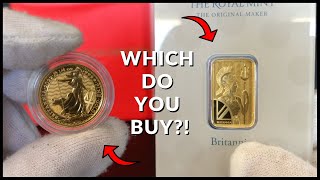 14 Ounce Gold Britannia Coin or 5G Gold Britannia Bar [upl. by Kotto]