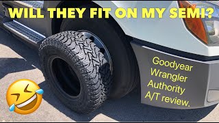 Goodyear Wrangler Authority Tire Review  Phils got a new pair of shoes Thez Nutz Garage EP 72 [upl. by Amersham]