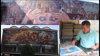 Jorge Piña Rosales historia y presencia del mosaico bizantino en la UNAM CDMX Temixco [upl. by Ahsayn]