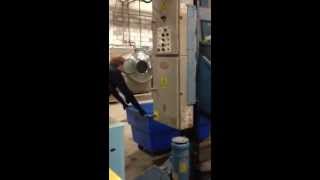 Milnor Continuous Batch Washer tunnel washer [upl. by Ssecnirp]