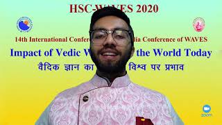 Introduction to World Association for Vedic Studies WAVES 2020 Conference Phase 3 [upl. by Pavyer]