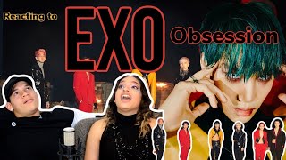 EXO  OBSESSION MV REACTION  mindblown🤯👀 reaction video FEATURE FRIDAY ✌ [upl. by Delcine]