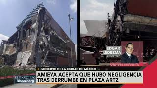 Amieva acepta que hubo negligencia tras derrumbe en Plaza Artz [upl. by Solram]