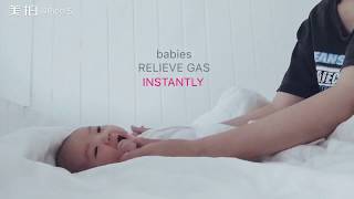 Colic Babies Relief Gas Instantly 胀气宝宝运动 每天做可预防肠绞痛 [upl. by Cuthbertson]