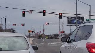 Amtrak California San Joaquin train 715 passing McKinley Ave Fresno ca [upl. by Chernow]