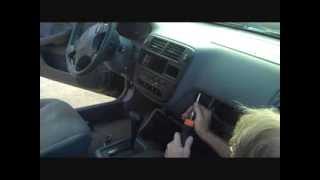 Honda Civic Car Stereo Removal 1996  1998  Car Stereo HELP [upl. by Odinevneib]