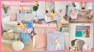 Decoración de mi sala 🌸 Primavera 2024 [upl. by Naginarb]