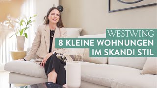 Kleine Wohnung einrichten im Skandi Stil  So gelingt der Wohntrend Roomtour [upl. by Ativak]