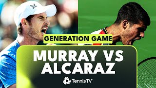 GENERATION GAME Carlos Alcaraz vs Andy Murray  Indian Wells 2021 Extended Highlights [upl. by Carper]