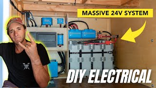 DIY Camper Van Electrical Install  START TO FINISH 24V  BATTLE BORN BATTERIES X EXPLORISTLIFE [upl. by Stevana262]