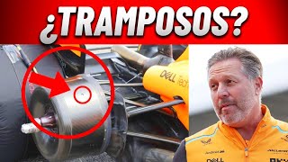 ¿Es ILEGAL el AUTO de McLaren  Los AGUJEROS en el MCL38 [upl. by Hepsoj]