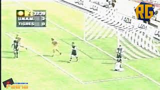 GOL DE DANILO TOSELLO  PUMAS 21 TIGRES  JORNADA 16 INVIERNO 1998  LIGA MX [upl. by Orvah]