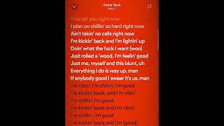 kickin back  mila j  short lyrics [upl. by Ennelram290]