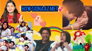 How SidNaaz Met  Cutest SidNaaz Moments  SidharthShukla  ShehnaazGill sidnaaz [upl. by Ahsimed]