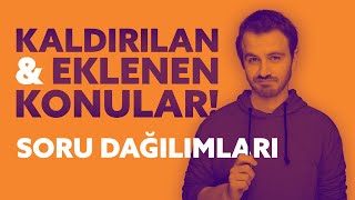 YKS 2020 TYTAYT Konuları ve Soru Dağılımları  Kaldırılan amp Eklenen Konular [upl. by Lusar505]