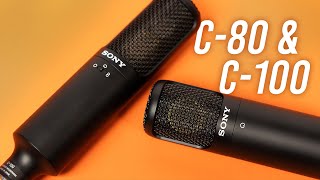 Sony C80 amp C100 Condenser Mics How Do They Sound [upl. by Anippesuig115]