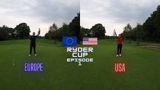 Ryder Cup Match Play Golf Europe V USA At Allerton Manor Golf Course Episode 1 [upl. by Gnilrets]