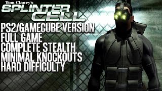 SPLINTER CELL TOM CLANCY  Walk Through Full Game Play  No Commentary  Long Play [upl. by Tareyn]