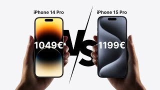 iPhone 15 Pro vs iPhone 14 Pro  Ab wann lohnt sich das neue Pro [upl. by Lyrpa]