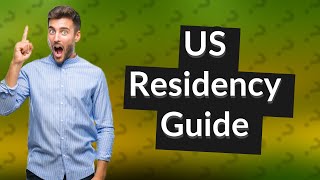 How to get permanent residency in the USA [upl. by Mcclenaghan]