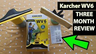 Karcher WV 6 Plus N Window Vacuum 3 month review and demo [upl. by Baillie]