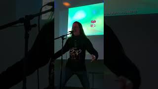 Doing the quotTo The Hellfirequot breakdown at karaoke night karaoke metal [upl. by Zakaria]