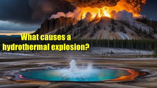 Yellowstone  geyser explosion at yellowstone national park [upl. by Thomey724]