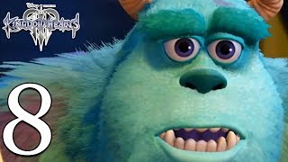 Kingdom Hearts 3 Complete Walkthrough Proud Part 8  Monstropolis Monster Inc [upl. by Jenkel655]