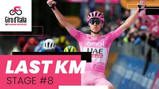 Giro dItalia 2024  Stage 8 Last KM [upl. by Rohn297]