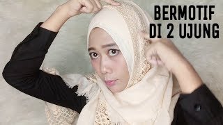 45 Tutorial Hijab Pashmina Bahan Kusut [upl. by Maier]