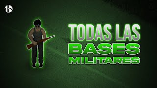 TODAS LAS BASES MILITARES DE PROJECT ZOMBOID  TUKSON ZOMBOID [upl. by Ancell]