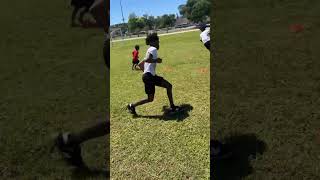 Agility workout in 90 degree Fla heat speed football sports fun [upl. by Lavinie583]