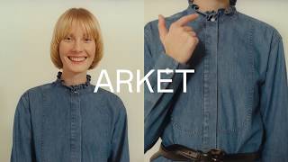 ARKET  Every Day Denim  100 Organic Cotton [upl. by Trilbie]