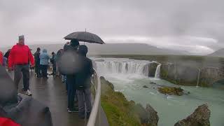 Überall Wasser  Goðafoss der Wasserfall der Götter IslandKreuzfahrt mit Mein Schiff 3 vom 72023 [upl. by Anihs]