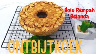 ONTBIJTKOEK Bolu Rempah dari Belanda yang Wangi Rempah Banget [upl. by Mcclure98]